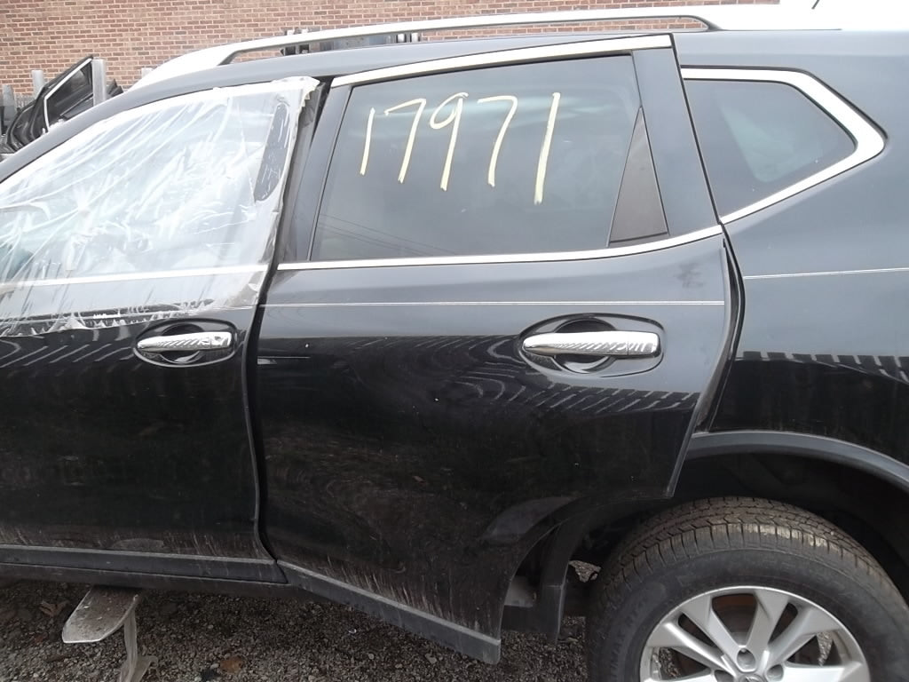 2014-2020 Nissan Rogue Rear Door Driver BLACK