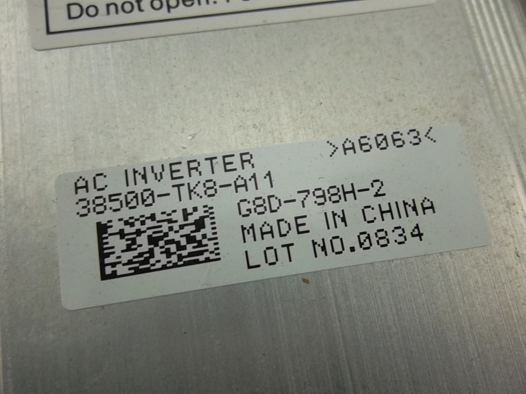2014-2017 Honda Odyssey AC Power Inverter 38500-TK8-A11