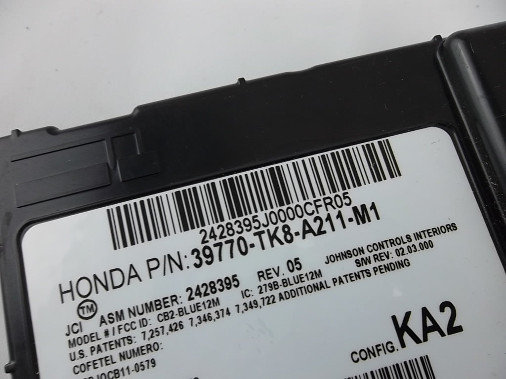 2014-2017 Honda Odyssey HFT Bluetooth Unit 39770-TK8-A21