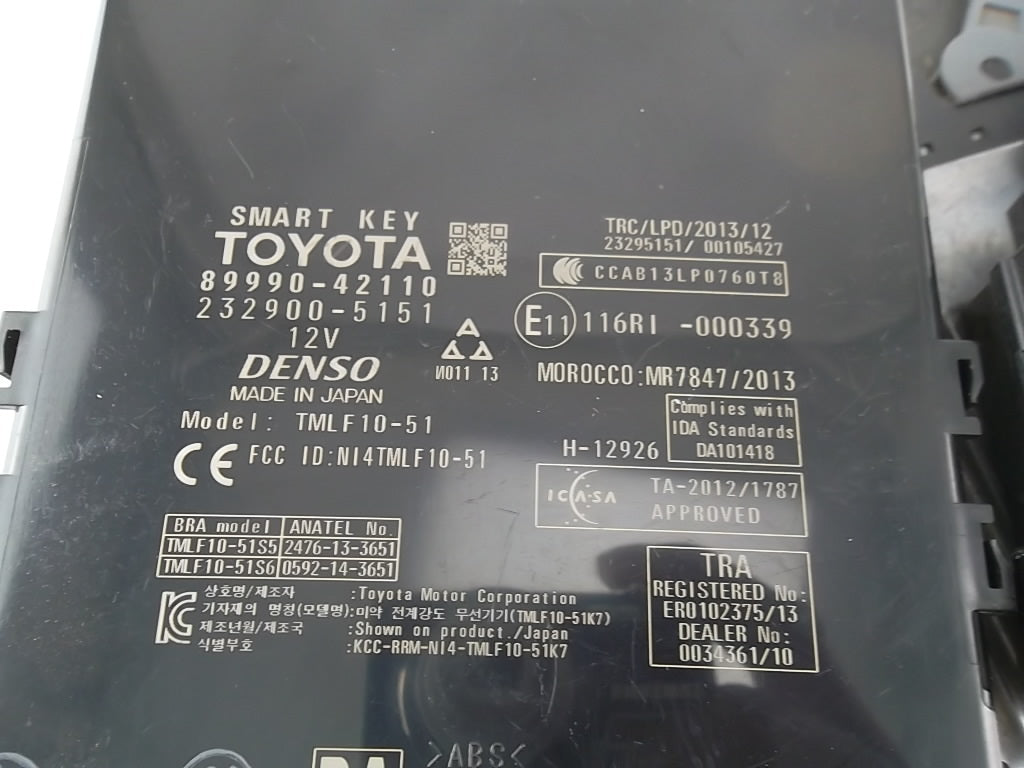 2016-2018 Toyota RAV4 Engine Computer ECU w/Key 89661-42W00