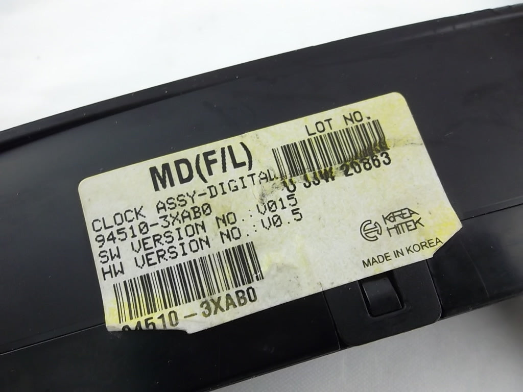 2014-2015 Hyundai Elantra Clock Assembly Digital 94510-3XAB0