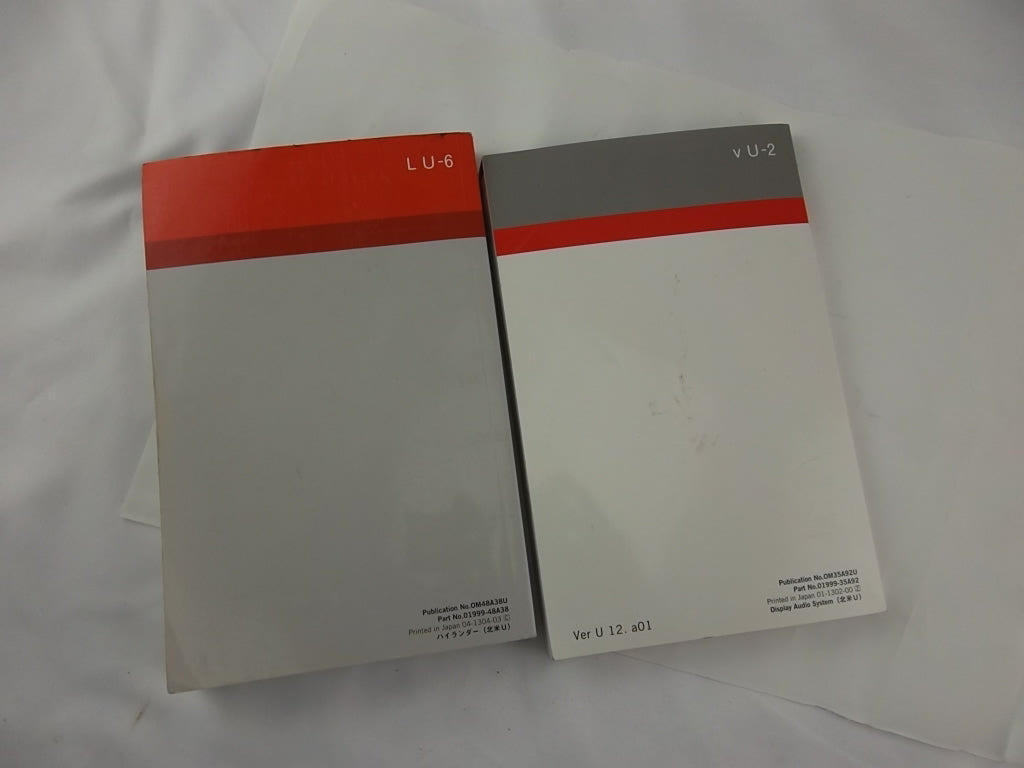 2013 Toyota Highlander Owner's Manual 01999-48A38