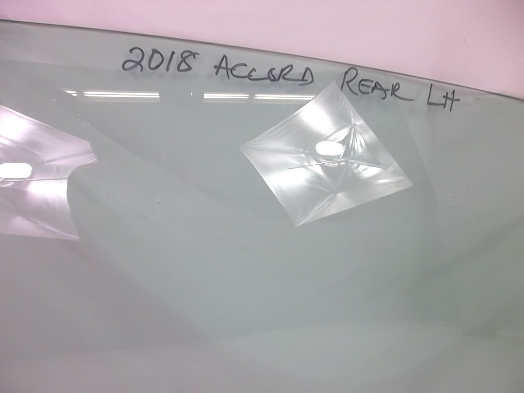 2018-2021 Honda Accord Sedan Rear Door Window Glass Driver 73450-TVA-A11