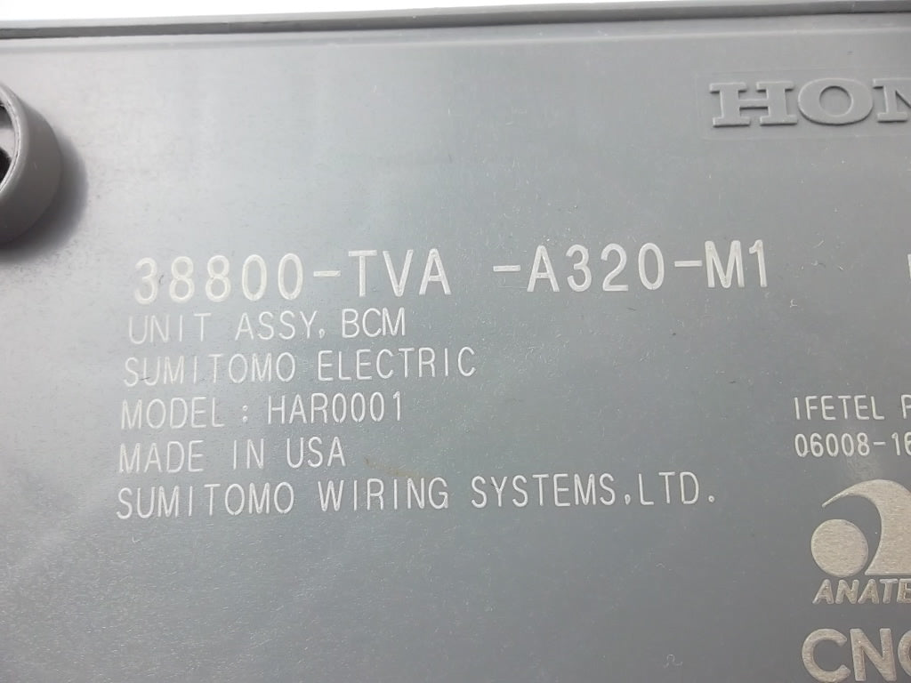2018-2020 Honda Accord Sedan Body Control Module 38809-TVA-A32