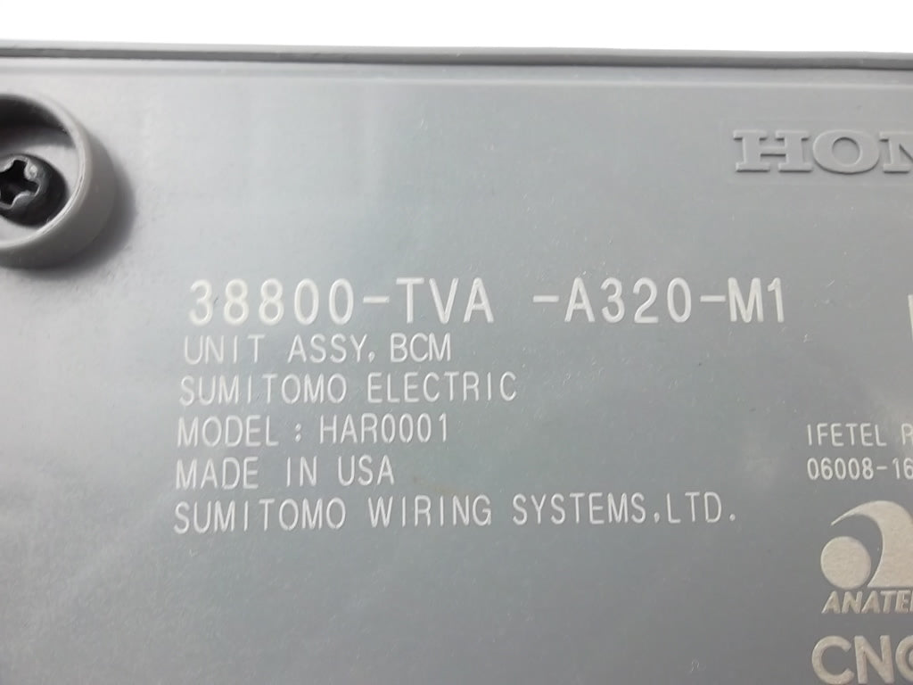 2018-2020 Honda Accord Sedan Body Control Module 38809-TVA-A32