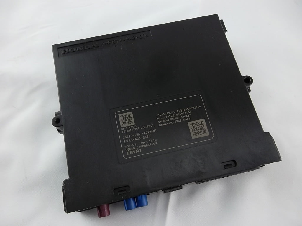 2018-2020 Honda Accord Sedan Control Unit Telematics 39870-TVA-A01