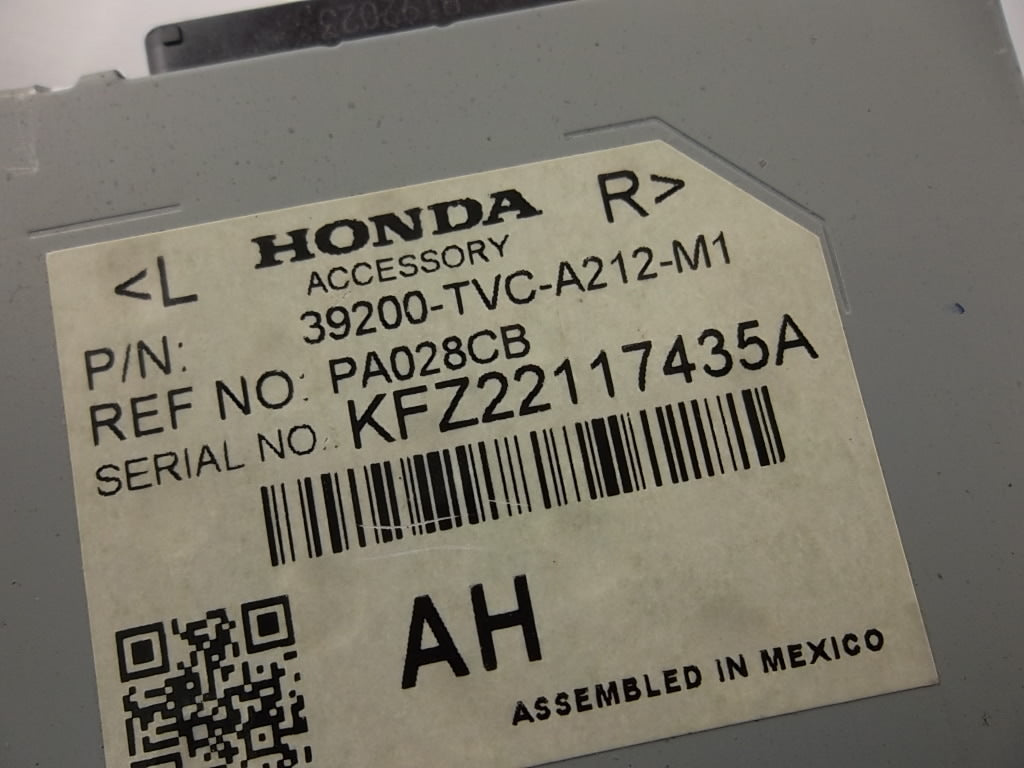 2018-2020 Honda Accord Sedan Active Noise Cancellation Control Unit 39200-TVC-A21