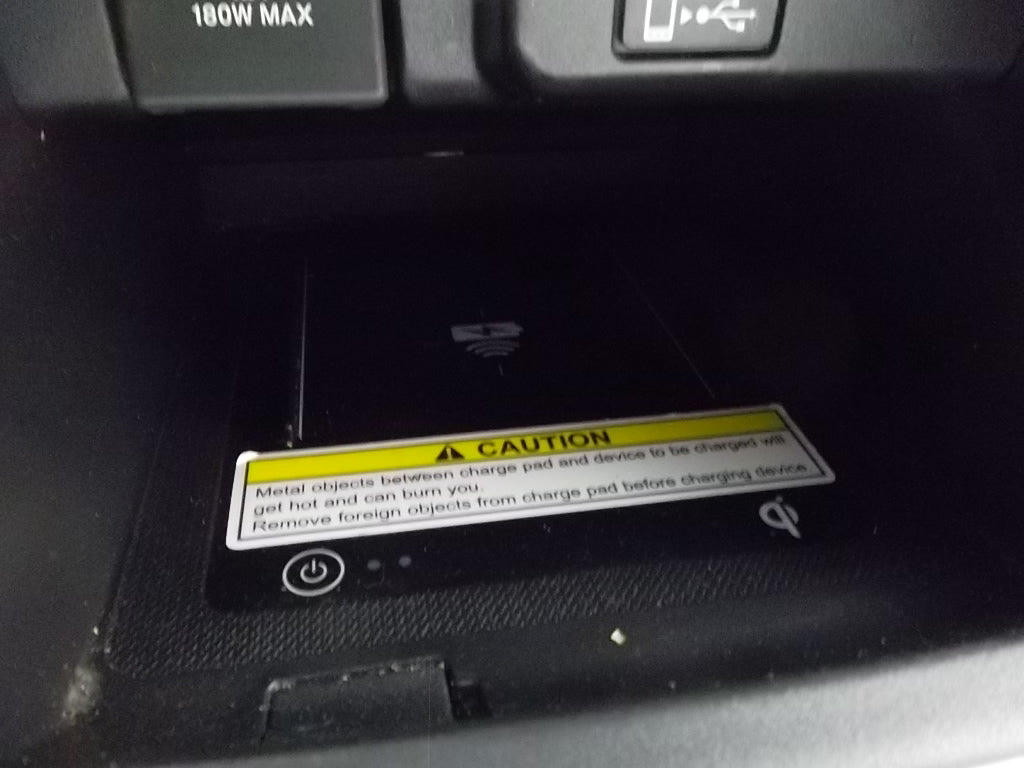 2018-2019 Honda Accord Sedan Center Storage Box w/Wireless Charger Unit