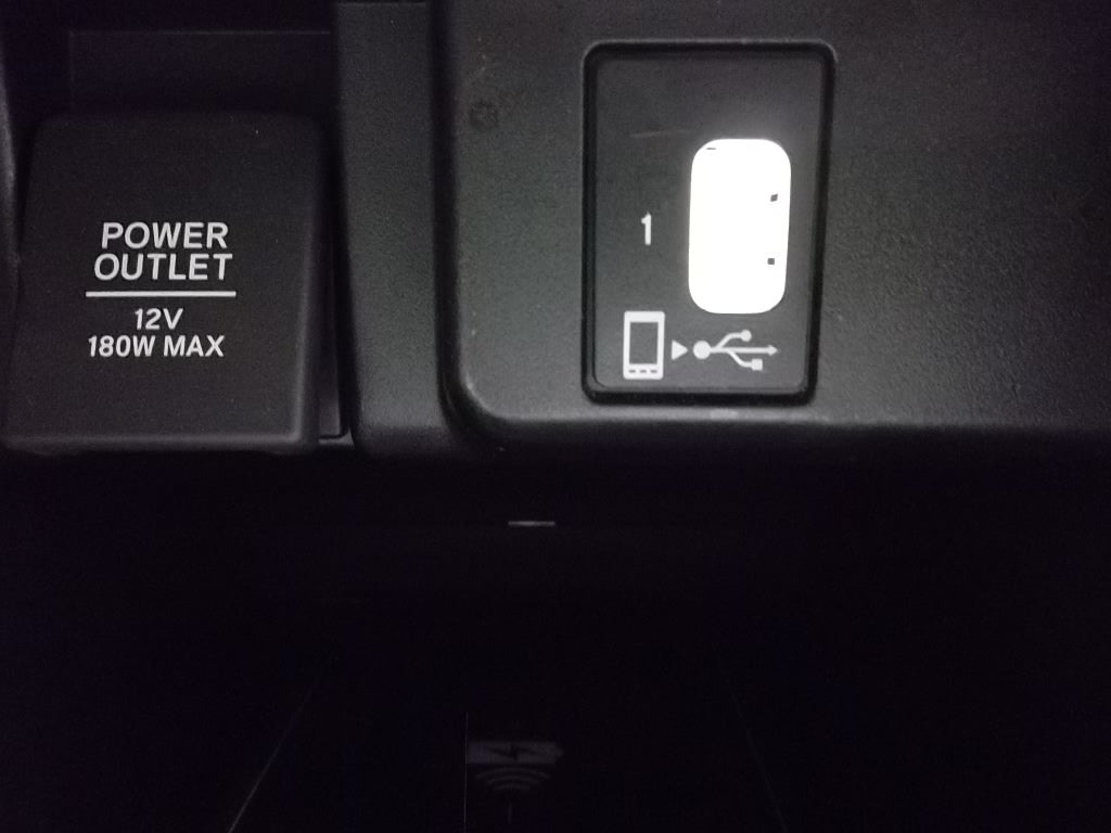 2018-2019 Honda Accord Sedan Center Storage Box w/Wireless Charger Unit