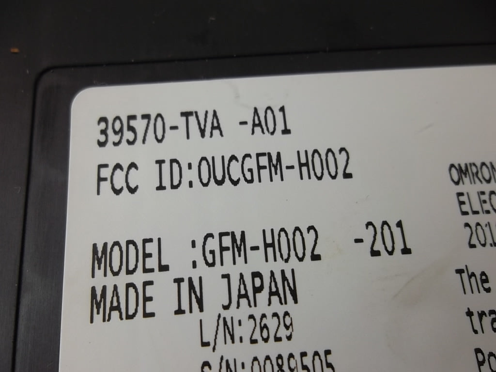 2018-2019 Honda Accord Sedan Center Storage Box w/Wireless Charger Unit