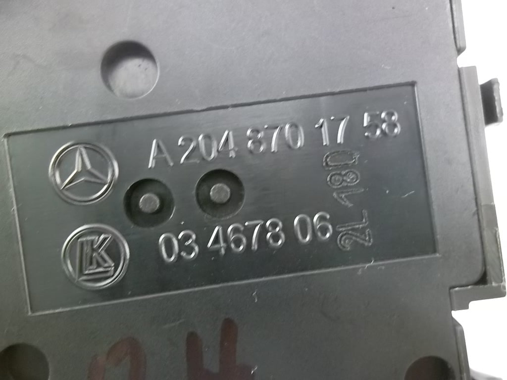 2008-2015 Mercedes Benz C300 Passenger Seat Adjustment Switch 204-870-17-58