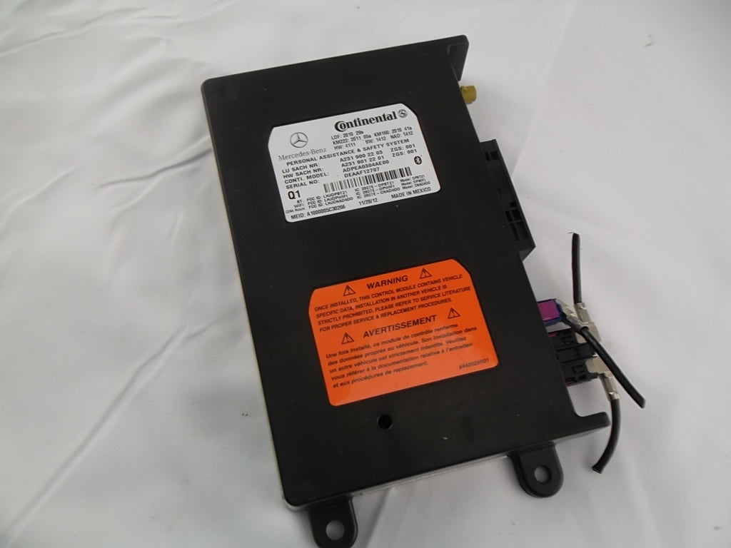 2008-2014 Mercedes Benz C300 Communication Control Module 231-900-22-03
