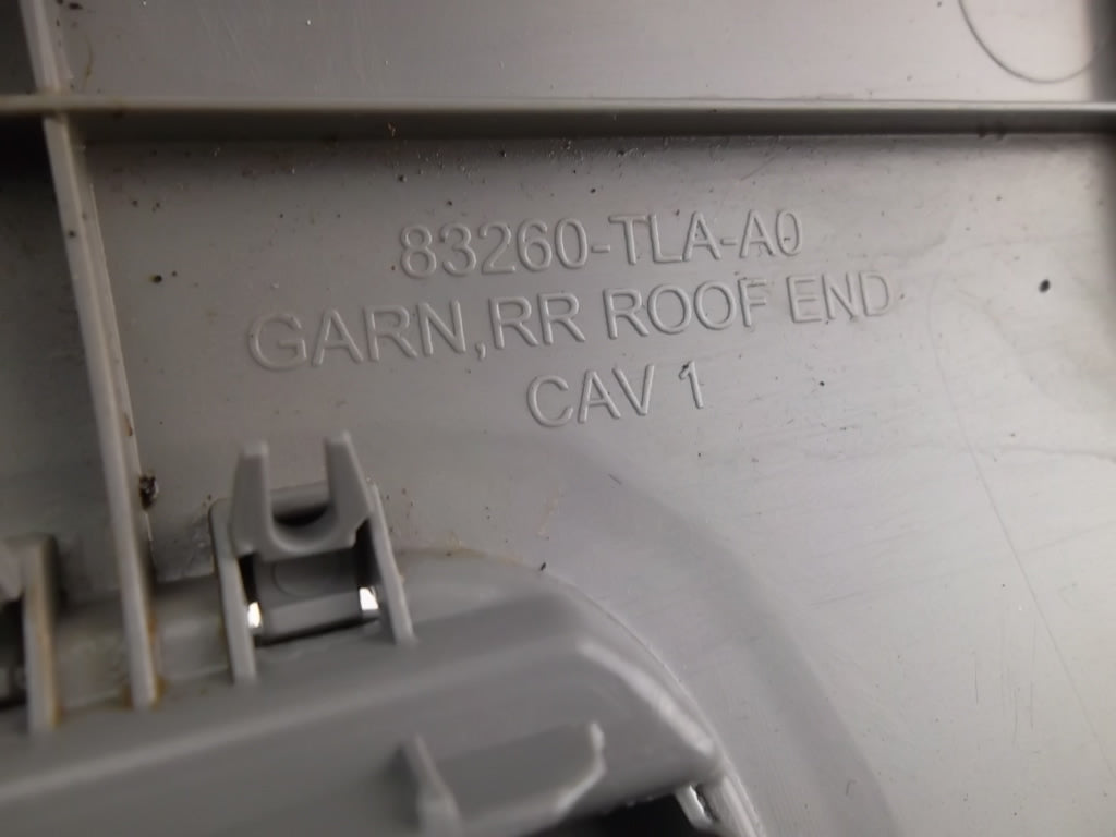 2016-2026 Honda CR-V  Garnish Assy., RR. Roof End 83260-TLA-A01