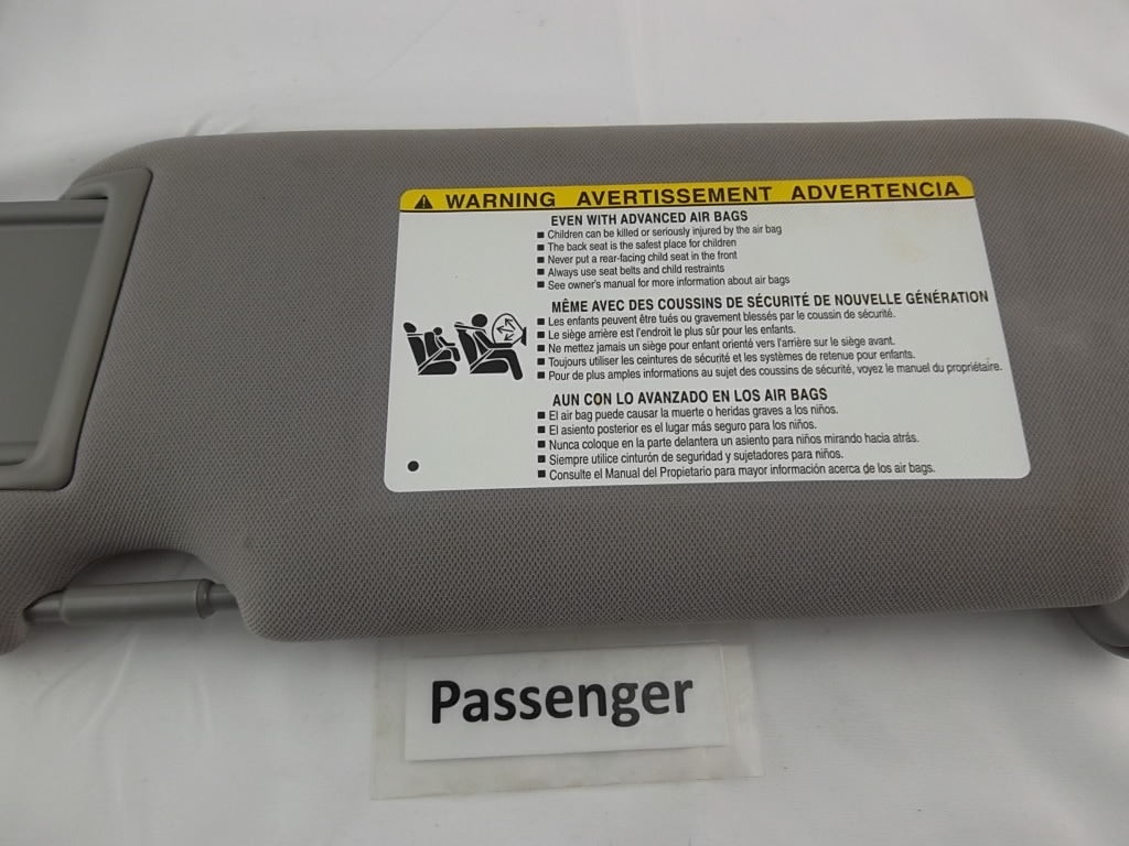 2018-2020 Toyota Camry Passenger Sun Visor 74310-06C12