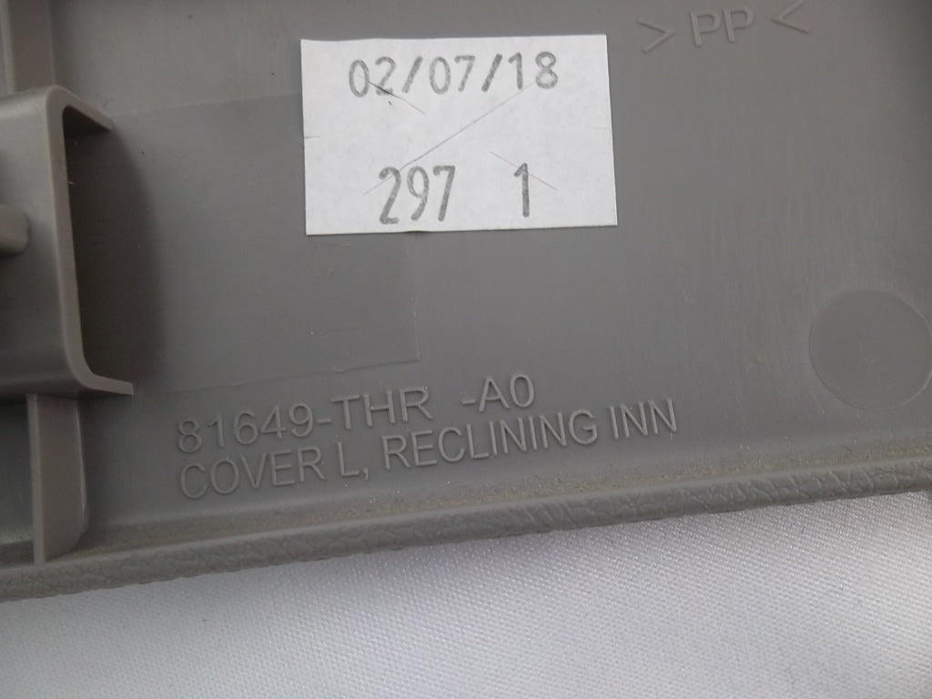 2018-2022 Honda Odyssey  Front Driver  Recliner Trim Cover  81648-TBA-A11