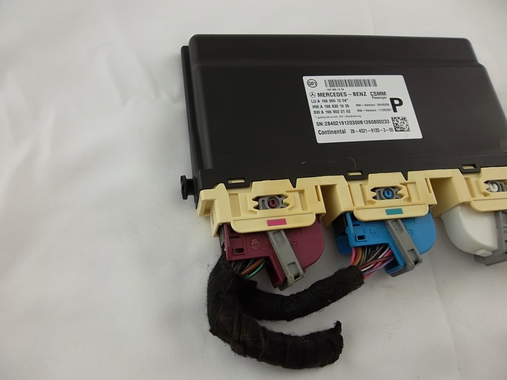 2012-2016 Mercedes Benz GL450 Front Passenger Seat Control Module 166-900-12-04