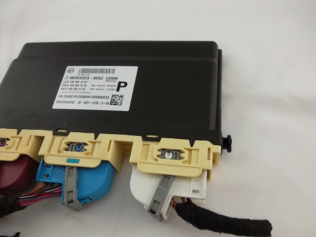 2012-2016 Mercedes Benz GL450 Front Passenger Seat Control Module 166-900-12-04