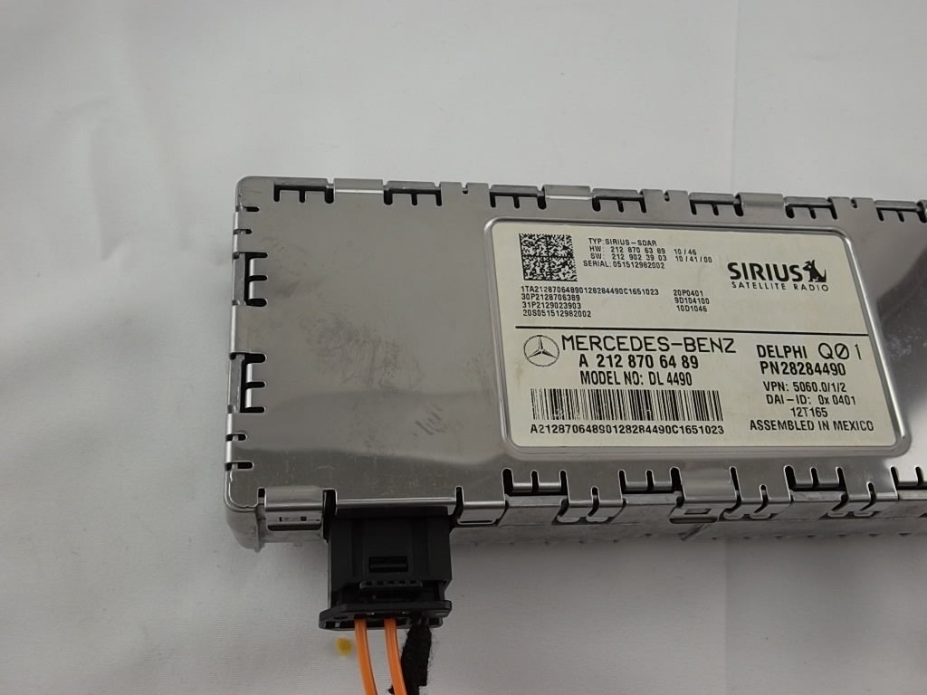 2013-2016 Mercedes Benz GL450 Sirius Satellite Radio Receiver Module 212-870-64-89
