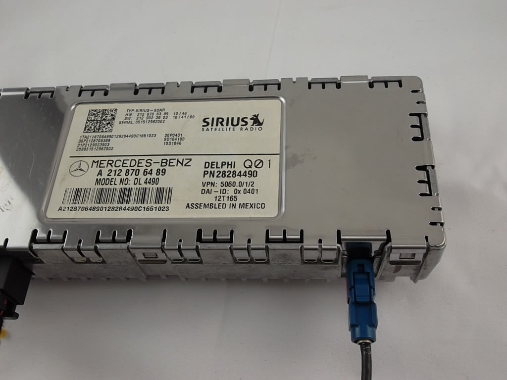 2013-2016 Mercedes Benz GL450 Sirius Satellite Radio Receiver Module 212-870-64-89