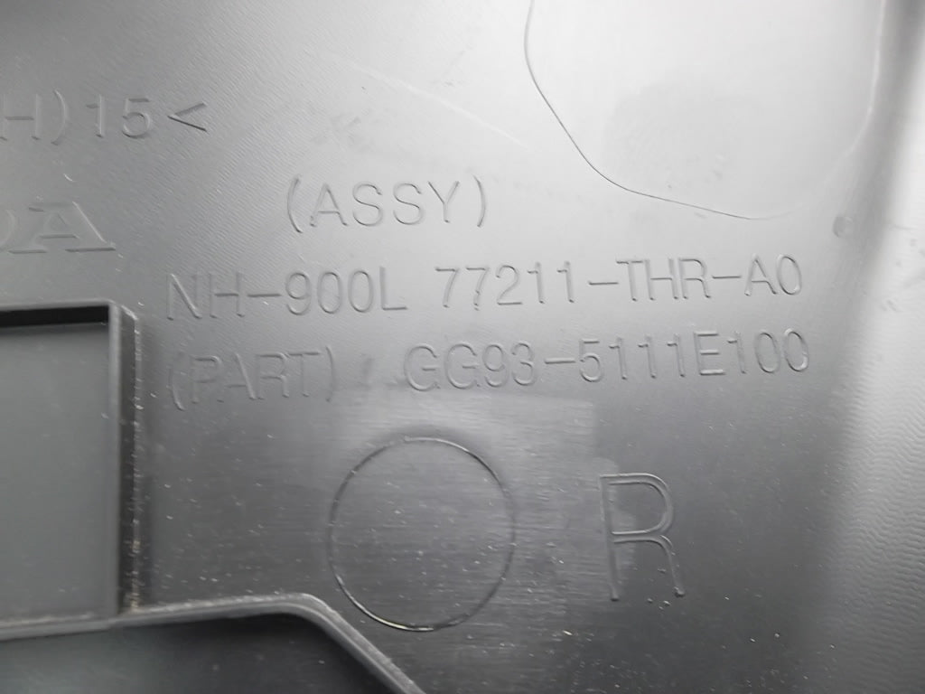 2018-2026 Honda Odyssey  Right End Cap Trim Cover Panel 77211-THR-A00