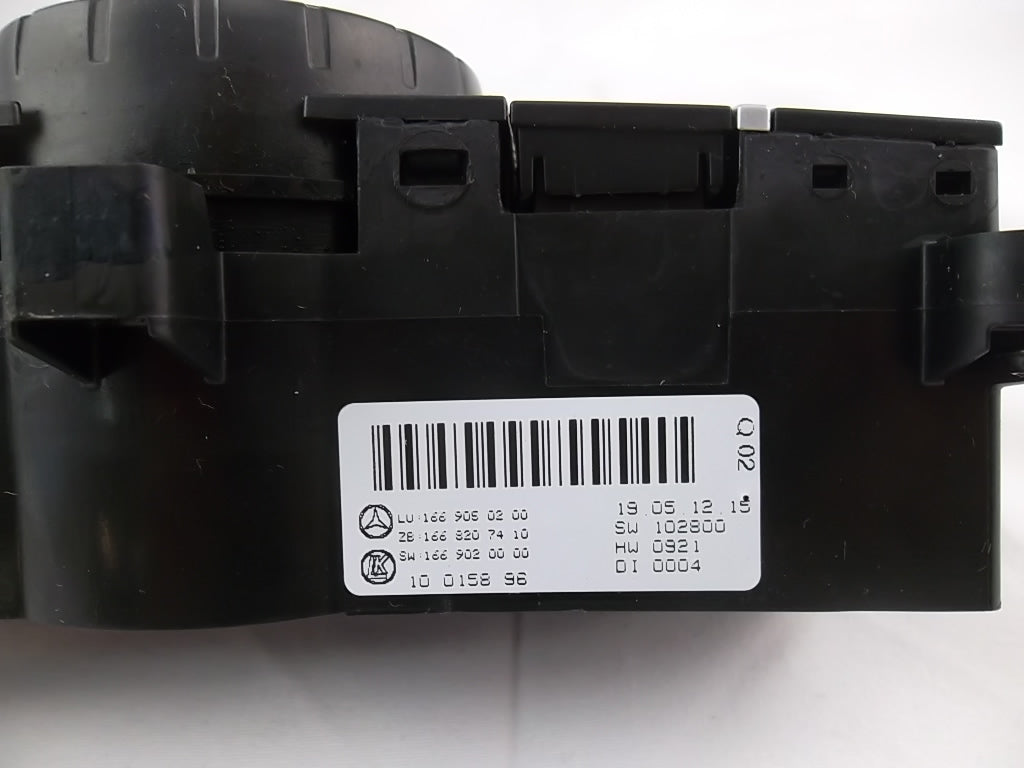 2012-2016 Mercedes Benz GL450 Rear HVAC Climate Control Panel 166-900-14-05
