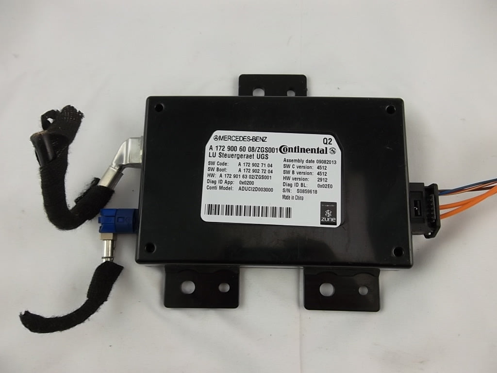 2013-2016 Mercedes Benz GLK350 Media Interface Control Module 172-900-60-08