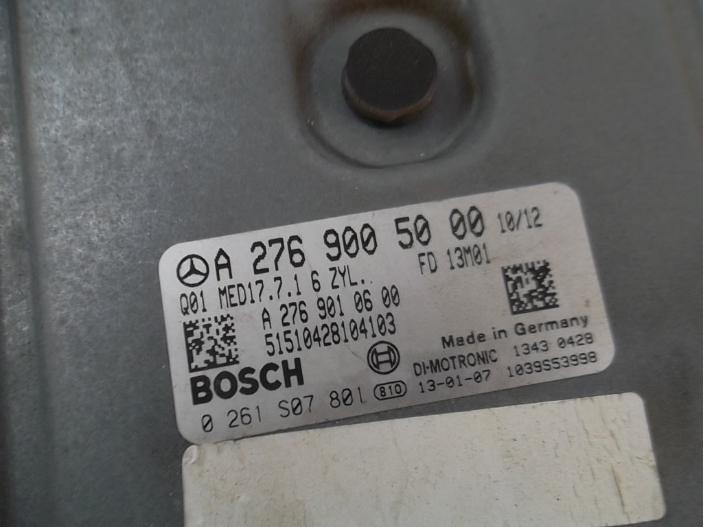 2012-2015 Mercedes Benz C300 Engine Control Unit ECU ECM 276-900-50-00
