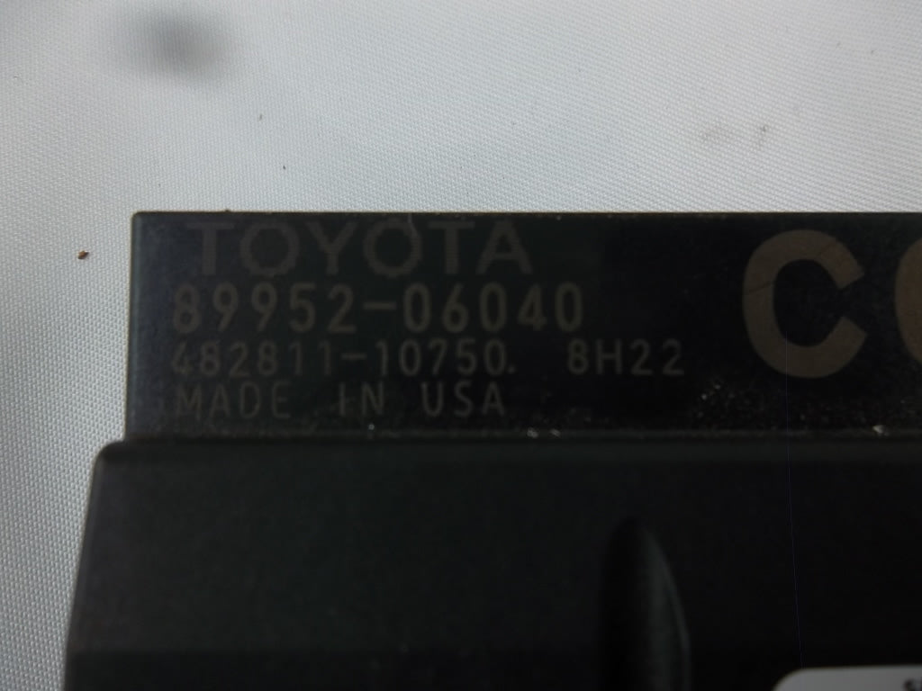 2018-2019 Toyota Camry Occupant Detection Computer 89952-06040