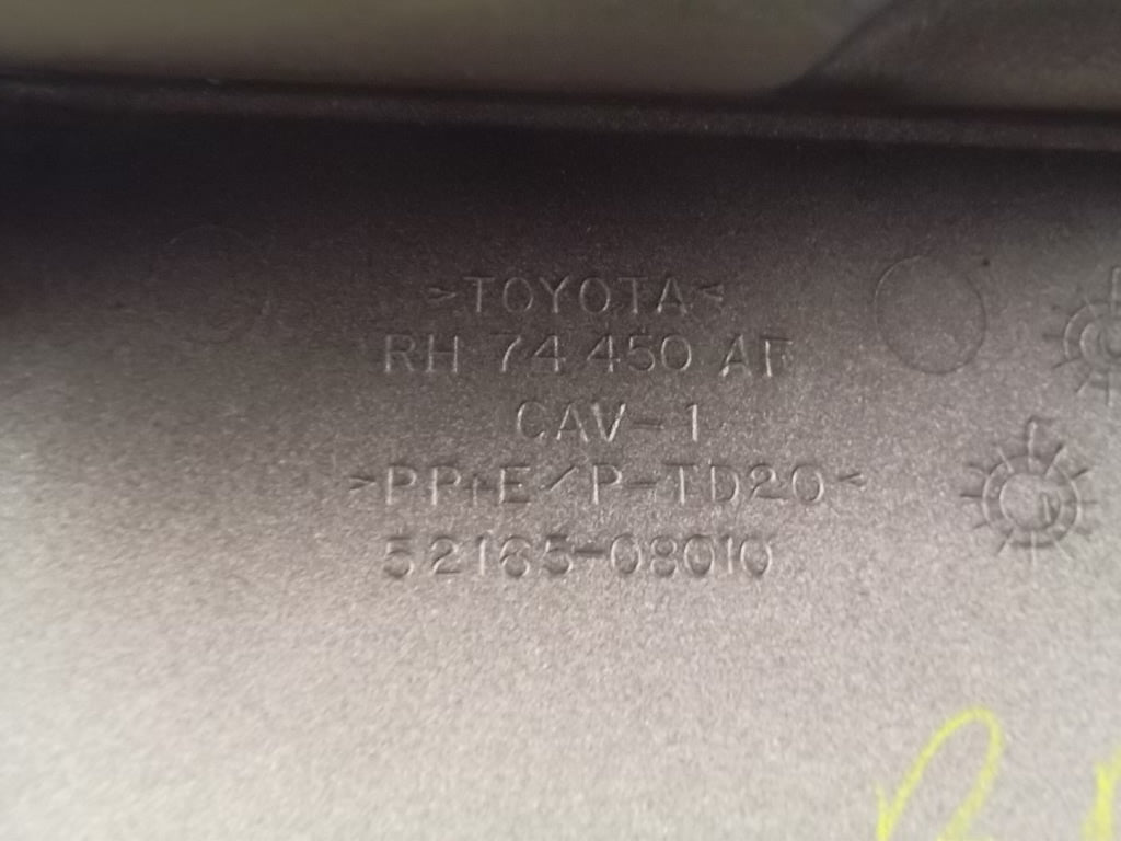 2011-2020 Toyota Sienna Rear Bumper Cover Passenger 52165-08900