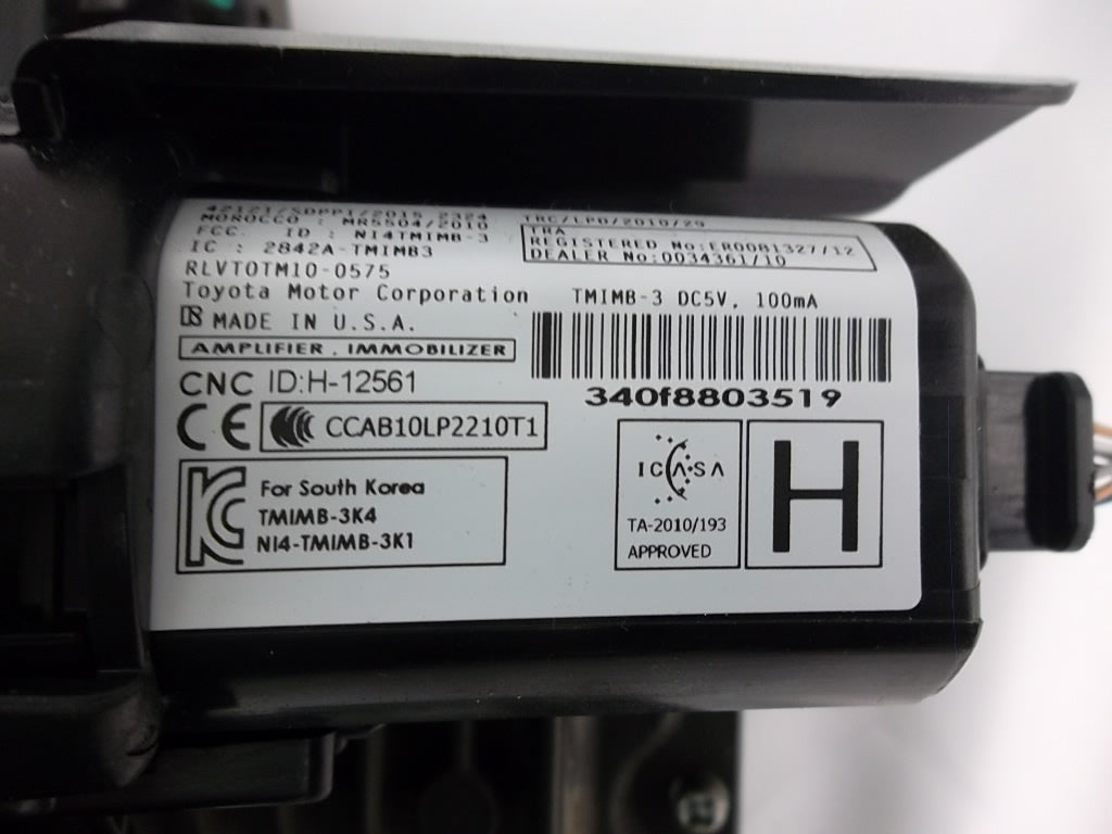 2018-2019 Toyota Camry Ecu Ecm Engine Control Module 89661-0X580