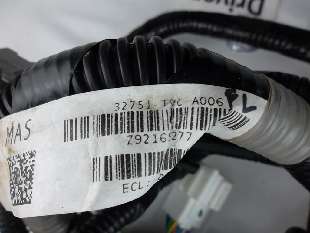 2018-2020 Honda Accord Sedan Door Wiring Harness Front Driver 32751-TVC-A00