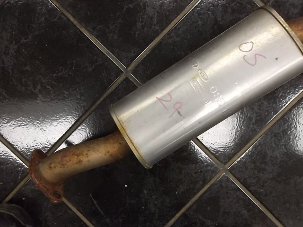2022-2023 Hyundai Kona Center Exhaust Muffler Resonator Pipe 28600-J9GJ0