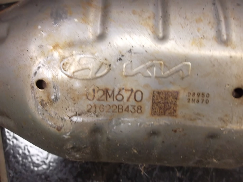 2022-2023 Hyundai Kona Center Exhaust Muffler Resonator Pipe 28600-J9GJ0