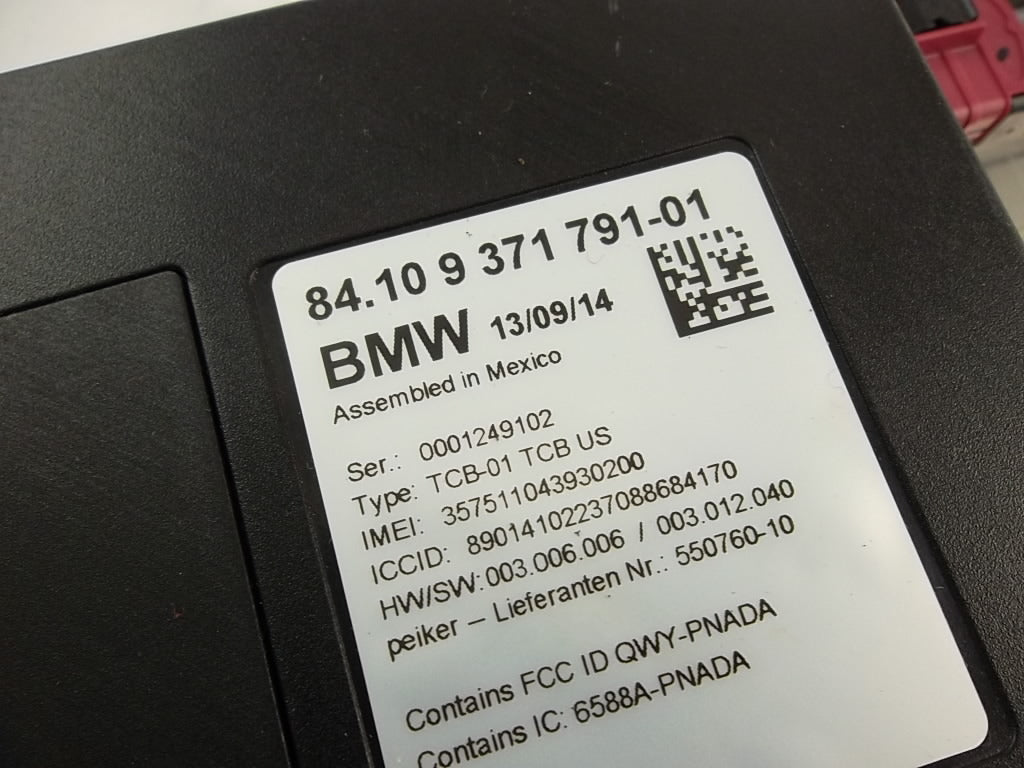 2012-2019 BMW 328i Telematic Control Unit 84109195455