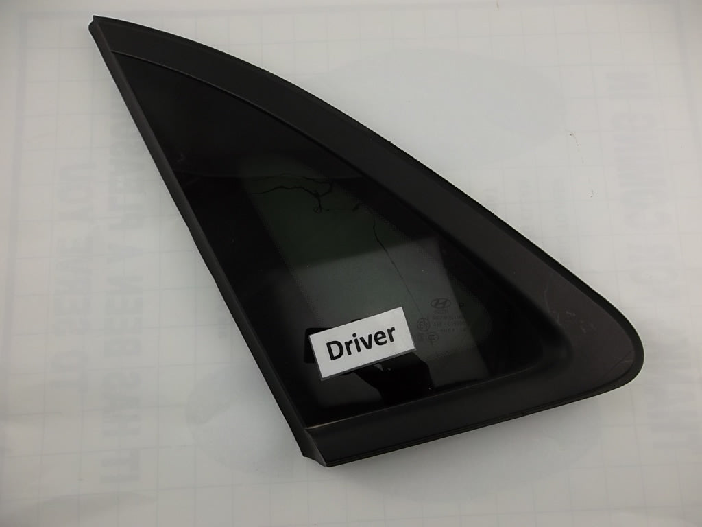 2022-2023 Hyundai Kona Quarter Glass Panel Rear Driver 87810-J9000