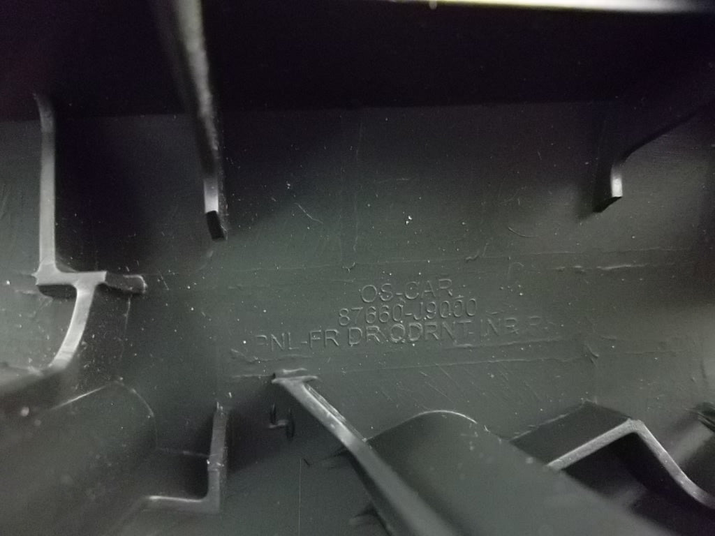 2018-2023 Hyundai Kona Door Corner Trim Cover Front Passenger 87660-J9000