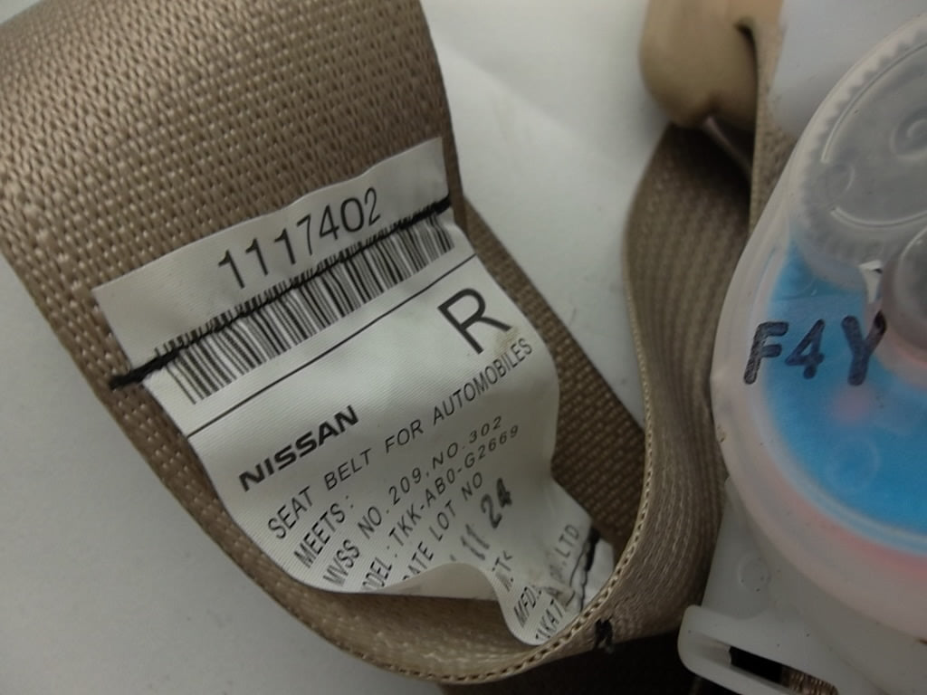 2014-2017 Nissan Rogue Seat Belt Retractor Rear Passenger 88844-9TA9B