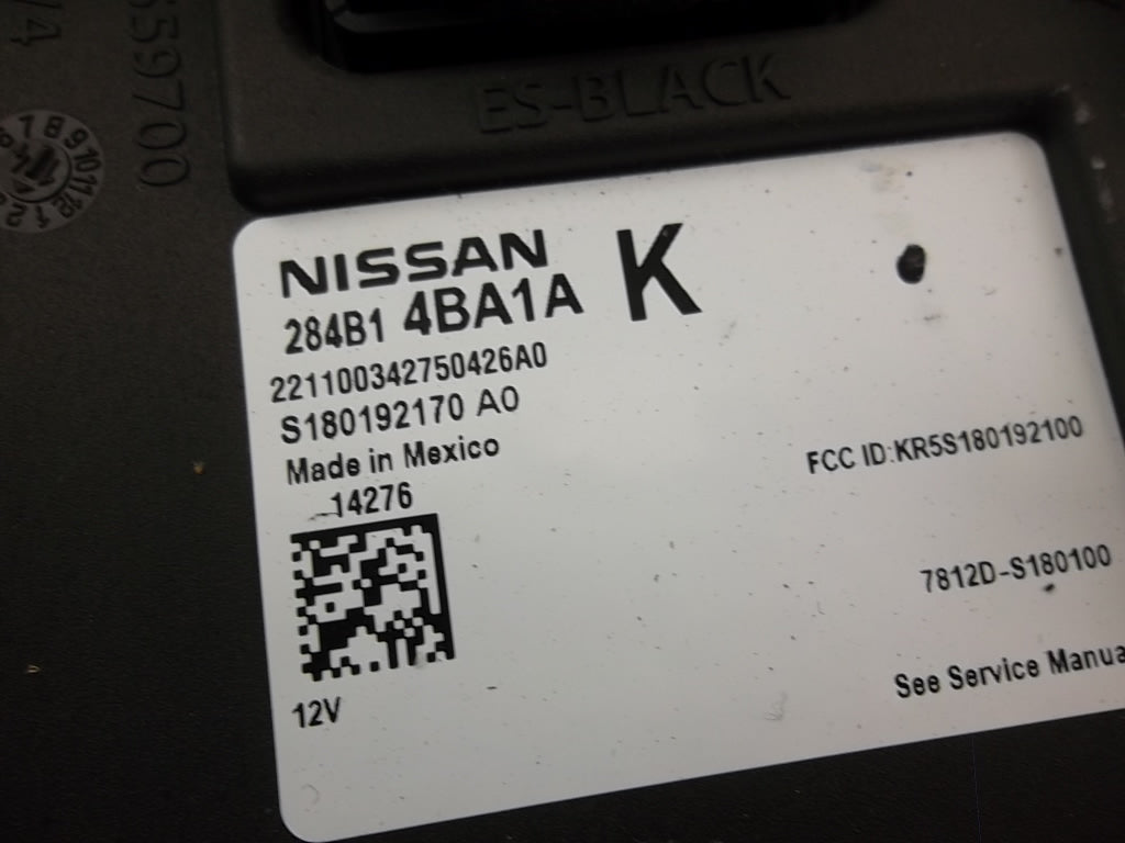 2014-2017 Nissan Rogue Body Control Module BCM 284B1-4BA5A