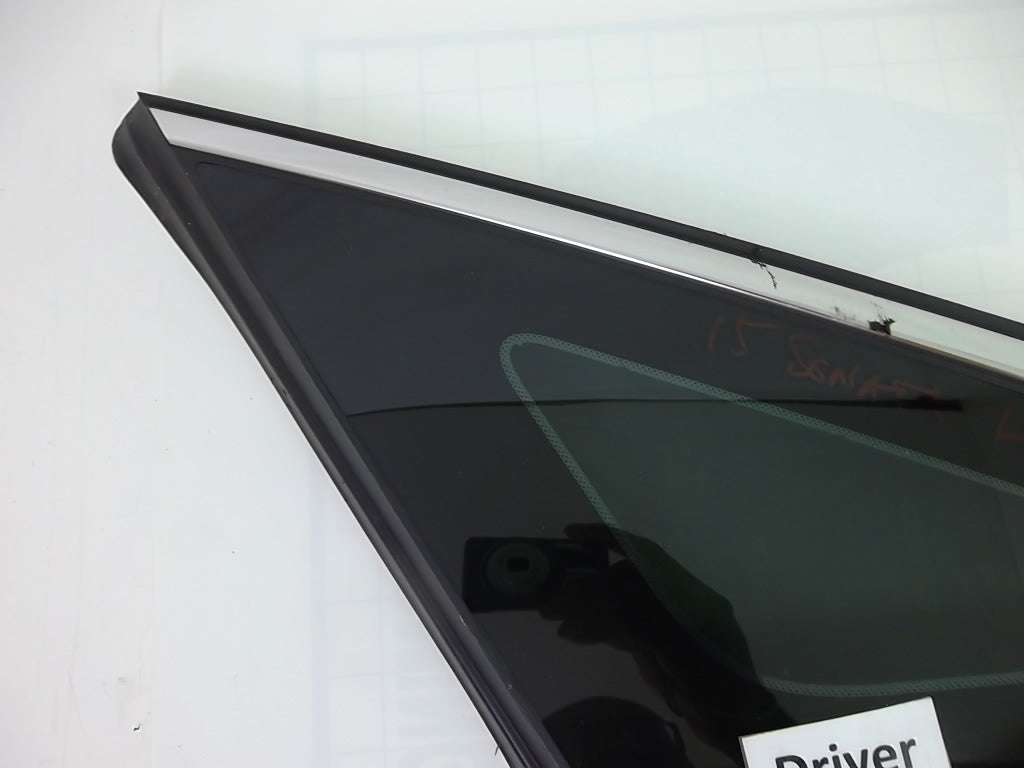2015-2017 Hyundai Sonata Quarter Window Glass Rear Driver 87810-C2000