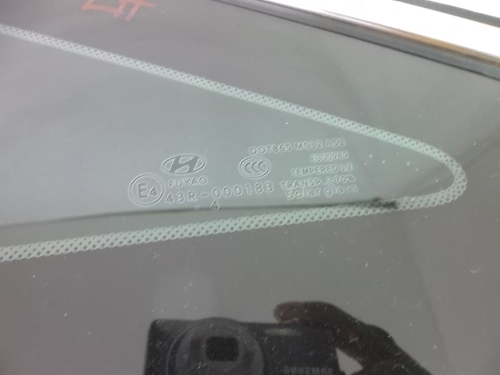 2015-2017 Hyundai Sonata Quarter Window Glass Rear Driver 87810-C2000