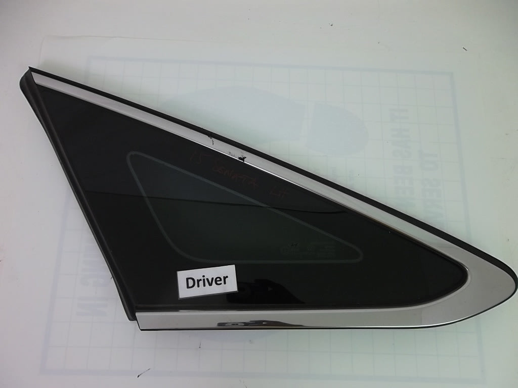 2015-2017 Hyundai Sonata Quarter Window Glass Rear Driver 87810-C2000