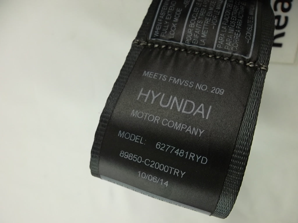 2015-2019 Hyundai Sonata Seat Belt Retractor Rear Center 89850-C2000