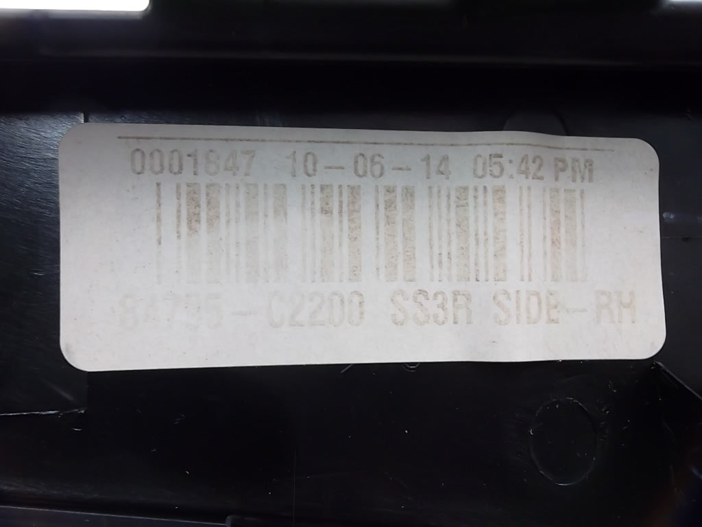 2015-2017 Hyundai Sonata Dash Air Vent Trim Front Passenger 84795-C2200