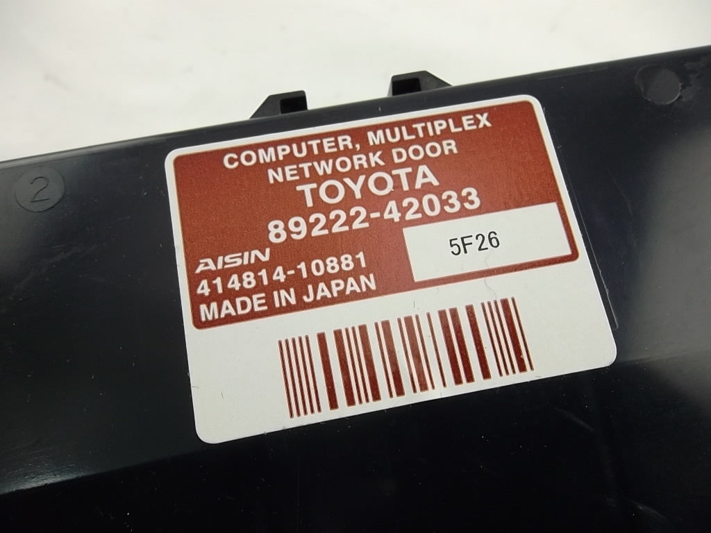 2014-2016 Toyota RAV4 Multiplex Network Door Computer 89222-42033