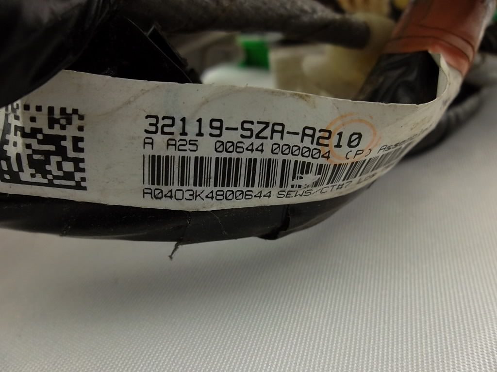 2011 Honda Pilot Tailgate Sub Harness 32119-SZA-A21