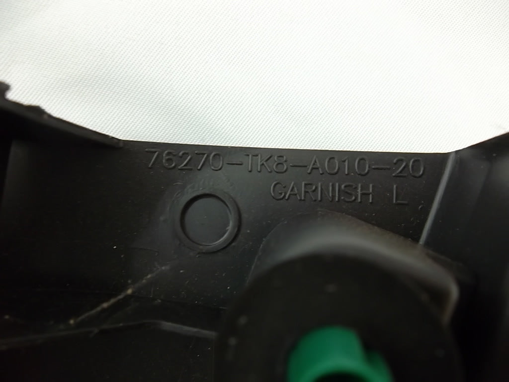 2011-2017 Honda Odyssey Door Inner Mirror Cover Front Driver 76270-TK8-A01