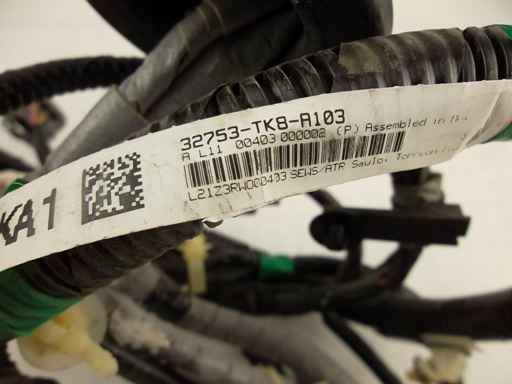 2011-2013 Honda Odyssey Sliding Door Wire Harness Rear Driver 32753-TK8-A10