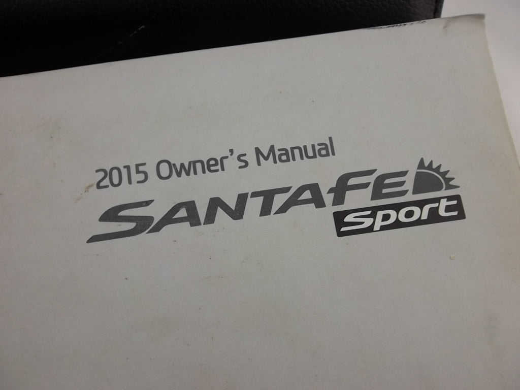 2015 Hyundai Santa Fe Sport Owners Manual F2W0-EU49B