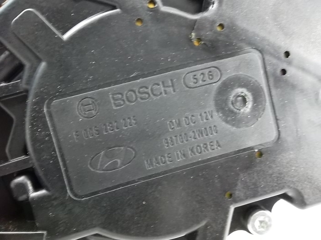 2013-2018 Hyundai Santa Fe Sport Rear Windshield Wiper Motor 98700-2W000