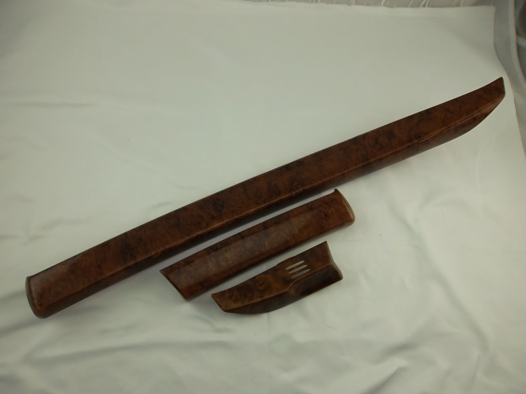 2008-2012 Honda Accord Dash Woodgrain Trim Bezel Set 3 Pc 77261-TA0-A12